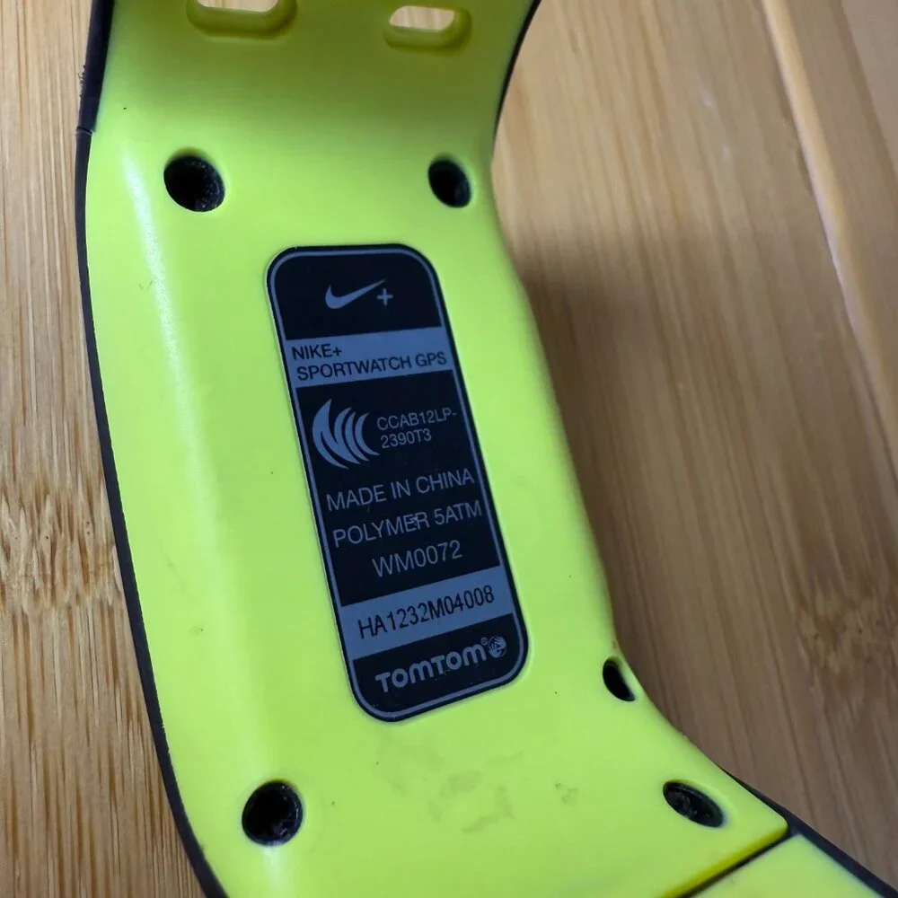 Nike Sportswatch+ GPS by TomTom WM0072, Lime Green/Black - Needs Repair